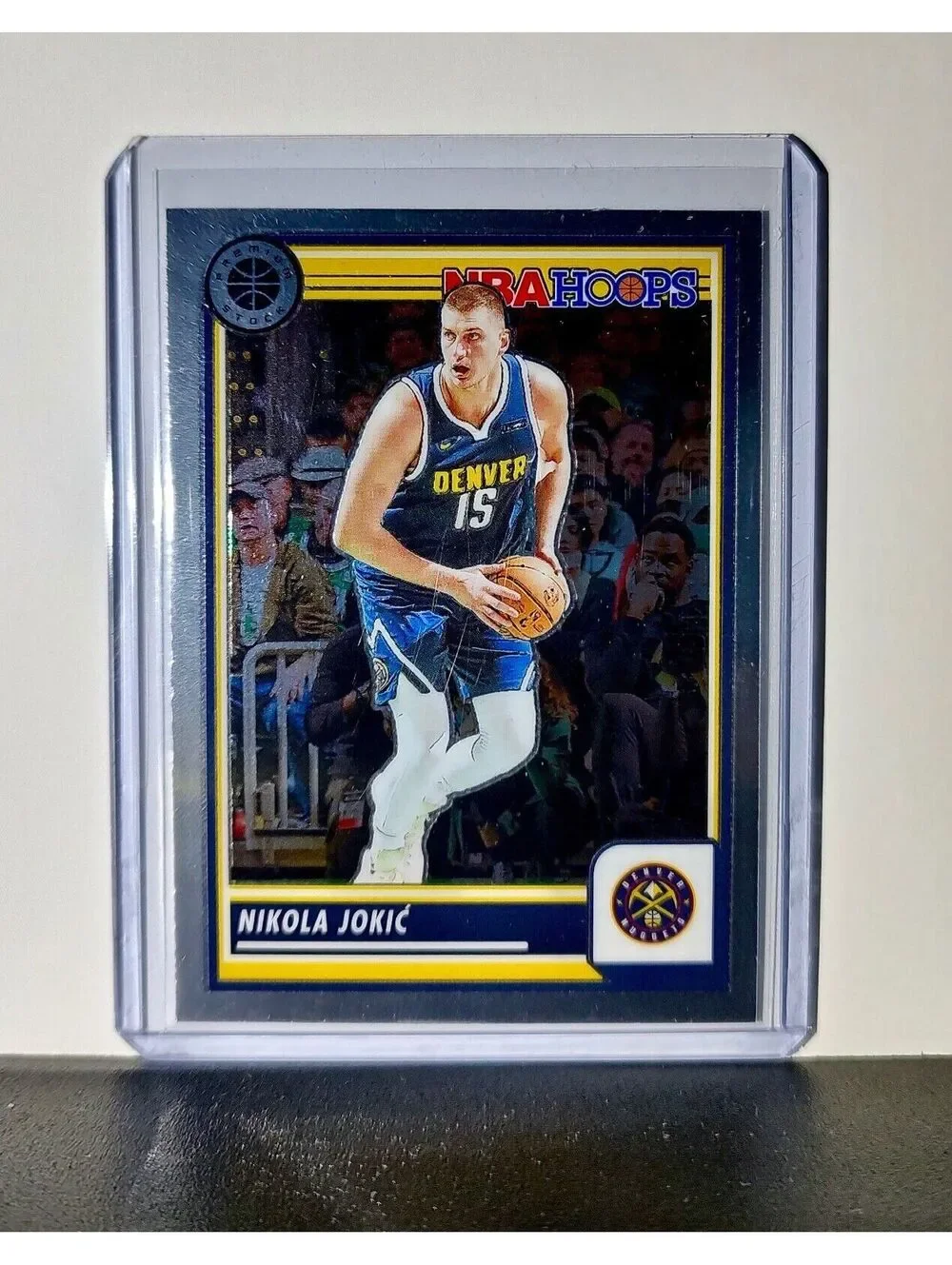Nikola Jokic 2023-24 Panini Premium Stock NBA Hoops #1 Card Denver Nuggets